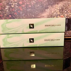 Nespresso Limited Edition Pistachio Vanilla Flavor - 18 Capsules